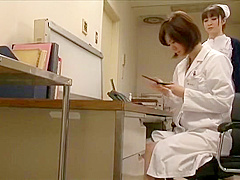Best Japanese model Chika Arimura, Mimi Asuka, Nanako Mori in Hottest Fingering, Nurse JAV video
