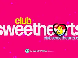 Sandy licks Erika from head to toe for ClubSweethearts