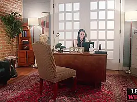 Queening female sub obeys mistress