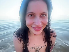 Verified Amateurs – Wow! Met My Younger Stepsister At The Beach, Teased In The Cabin And Ended Up Having Rough Sex