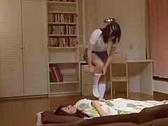 Crazy Japanese slut Saya Tachibana, Himari Seto, Hinano Harumiya in Amazing Cunnilingus JAV movie