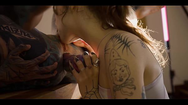 Hot Tattooed Pornstars Extreme Anal Lesbian Squirt Fest